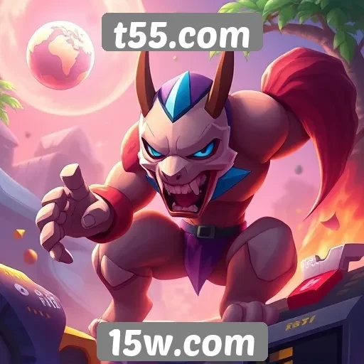 Diversidade de categorias de jogos em t55.com